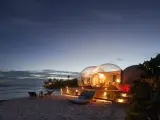Suite burbuja en el resort Finolhu Baa Atoll Maldives