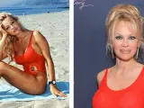 Pamela Anderson en 'Los Vigilantes de la playa' y en su última premier