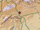 Registrado un terremoto de magnitud 3,7 con epicentro en Puebla de Don Fadrique, el 3 de febrero de 2023.