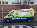 Ambulancia en el Hospital Virgen de la Salud, Toledo (archivo)