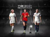 Putellas, Mead y Morgan, las finalistas al 'The Best' de la FIFA.