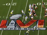 Super Bowl LVI, en 2022, entre Cincinnati Bengals y Los Angeles Rams.