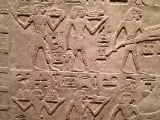 Imagen de archivo de escritura egipcia.