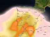 Previsión de cómo afectará la calima este fin de semana a la Península y Baleares.