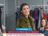 La modelo Joana Sanz atiende al programa 'Y ahora Sonsoles' en el marco de la pasarela Madrid Fashion Week.