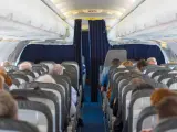 Interior de un avión.
