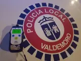 Prueba de alcoholemia de la Policía Local de Valdemoro.