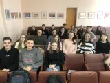 Estudiantes de primer curso del Instituto de Ivankiv