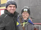 La historia de Fuminori, el anciano japonés que se ha convertido en un héroe en Járkov