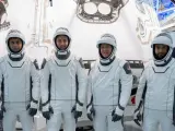 Los cuatro astronautas que viajen a la EEI en el vuelo de hoy lo harán a bordo de una nave Crew-6 de SpaceX.