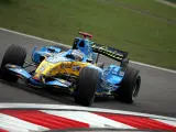 Fernando Alonso, cuando era piloto de Renault en 2006.