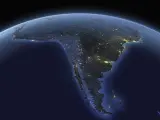 América Latina desde el espacio.