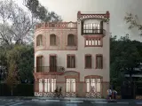 Casa Hurtado de la avenida de Pedralbes de Barcelona.