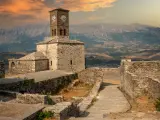 Gjirokaster is a beautiful town in Albania where the Ottoman legacy is clearly visible. High above the town the huge castle offers panoramic views on the surrounding valleys and mountains.