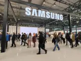 La zona expositiva de Samsung en el MWC 2023