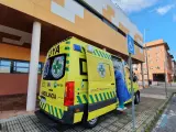 Ambulancia del servicio de emergencias de Extremadura.
