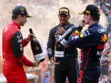Los tres pilotos mejor pagados de la parrilla comparten podio en el GP de Austria de la pasada campaña.