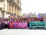 Manifestación del 8-M en Jaén, imagen de archivo.