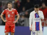 Lionel Messi se lamenta durante el partido ante el Bayern.