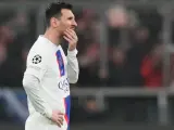 Messi, en el Allianz Arena.