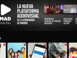 PlayMad, la nueva plataforma de televisión digital de la Comunidad de Madrid.