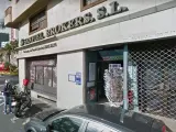 Despacho receptor en Santa Cruz de La Palma.