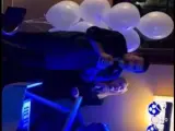 Meloni en el karaoke con Salvini
