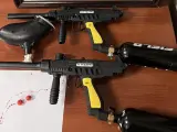 Armas de paintball utilizadas por los jóvenes