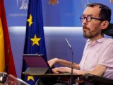 El portavoz de Unidas Podemos en la Cámara Baja, Pablo Echenique, ha señalado al PSOE como el culpable de no llegar a un acuerdo para la reforma de la ley mordaza.