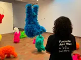 Instalación de osos de la artista contemporánea Paola Pivi, que se podrá ver desde el sábado en la Fundació Joan Miró de Barcelona