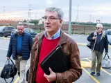 El ex director general de la Agencia IDEA, Miguel Ángel Serrano, entrando en prisión por el caso de los ERE.