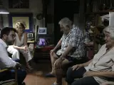 Aragonès, Serret, Mujica y Lucía Topolansky.