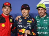 Checo Pérez, Leclerc y Fernando Alonso, los más rápidos en la clasificación de Jeddah.