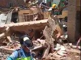 Un edificio, derrumbado tras el terremoto en Ecuador.