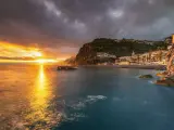 Espectacular puesta de Sol en Madeira.