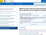 Página web para pedir la ayuda de 200 euros de la Agencia Tributaria