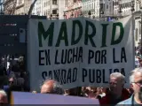 Marea Blanca - protesta en Madrid- sanidad