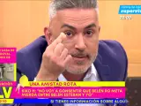 Kiko Hernández amenaza a Belén Rodróguez, en 'Sálvame'.