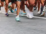 Gente corriendo, en una imagen de archivo.