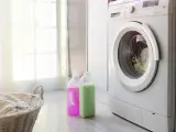 Lavadora en el hogar.