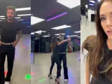 David y Victoria Beckham bailando salsa
