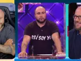 Kiko Rivera y Santiago Segura, en 'Días de tele'.