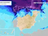 La parte norte de España vivirá un frente de lluvia y frío, mientras que en el resto se mantendrá la meteorología actual.