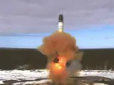 Imagen de archivo del lanzamiento de un misil balístico intercontinental en Rusia.