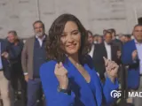 Isabel Díaz Ayuso´, en su vídeo de presentación de la campaña 28M.