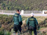La Guardia Civil vigila la valla de Ceuta
