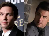 Nicholas Hoult y Tom Cruise