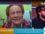 Maruja García, una señora de 91 años, emociona a Quique Peinado en 'Zapeando'.