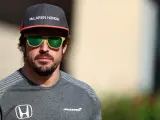 Fernando Alonso, en su etapa con McLaren Honda.
