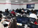 Aula de un ciclo de Formación Profesional de Informática y Comunicaciones en uno de los centros de CCC.